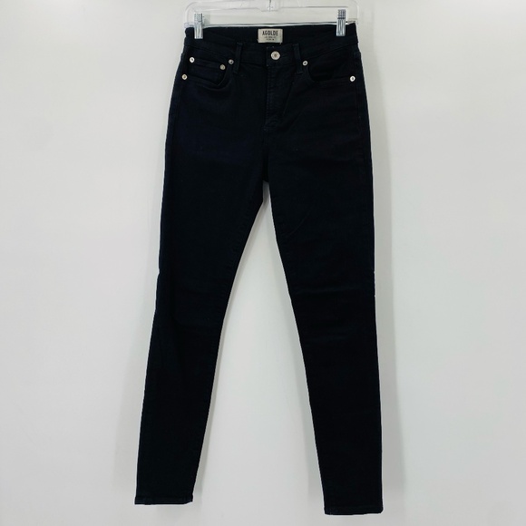 Agolde High Waisted Sophie Skinny Jeans in Black Size 27 - Picture 1 of 7